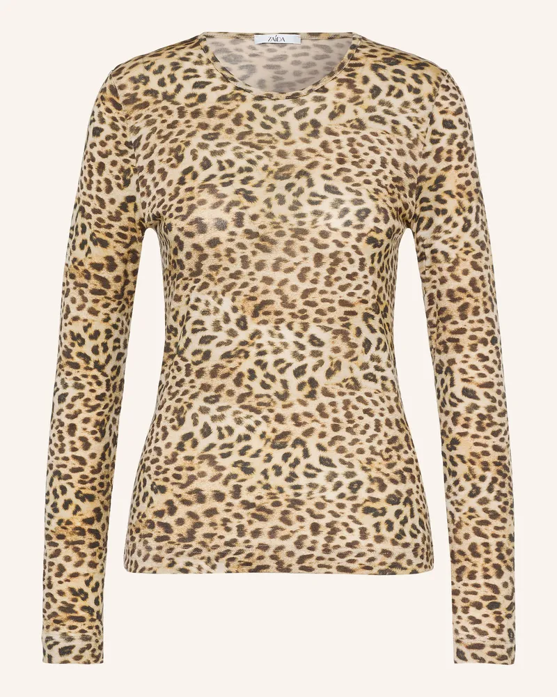 ZAíDA Longsleeve braun Dunkelbraun