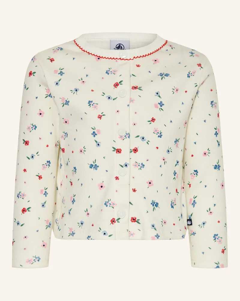 Petit Bateau Jerseyjacke Weiss