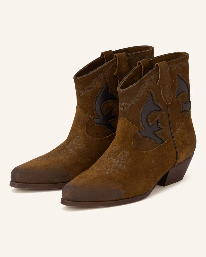 ba&sh Cowboy Boots Curtis braun Dunkelbraun