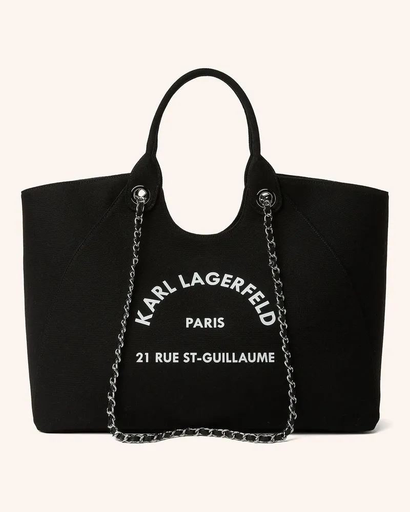 Karl Lagerfeld Shopper schwarz Schwarz