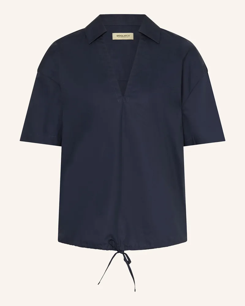 Woolrich Blusenshirt blau Dunkelblau