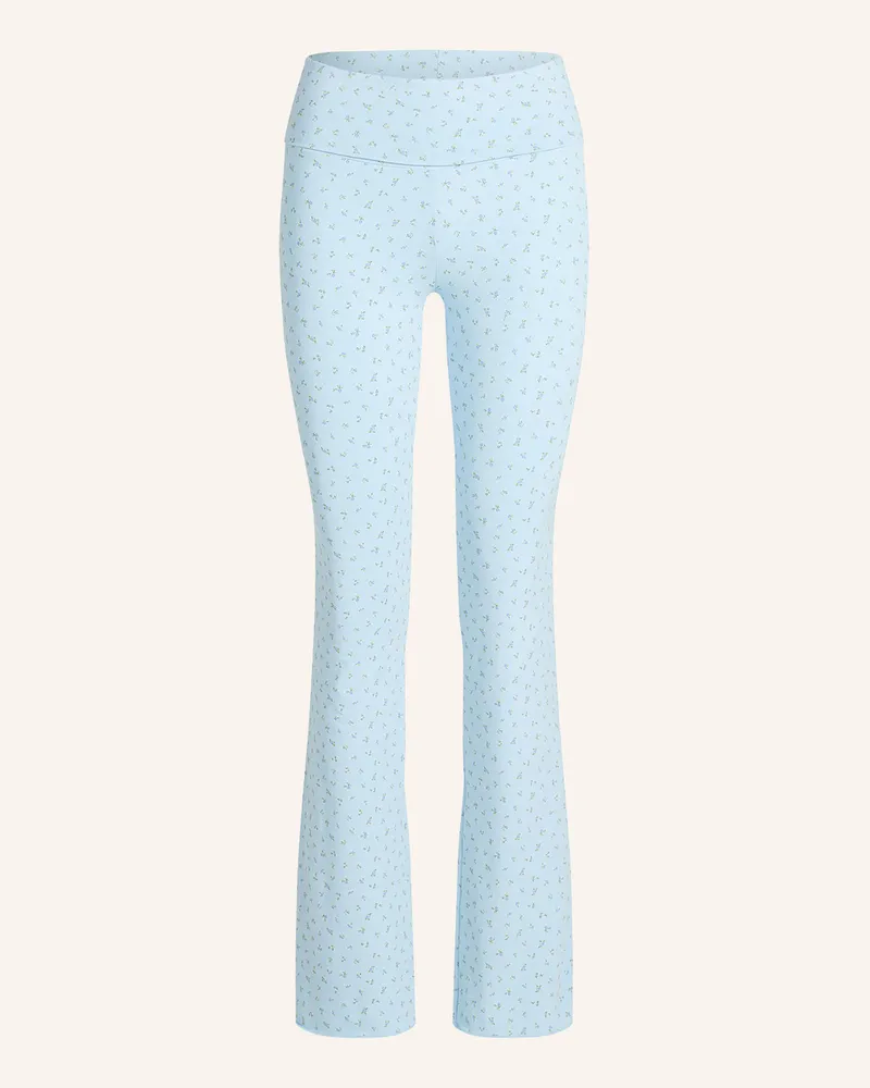 SKIMS Lounge-Hose Cotton Jersey blau Powder