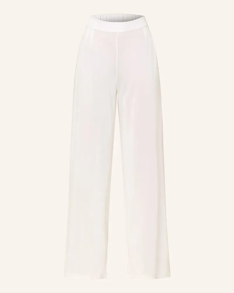 HUGO BOSS Schlafhose Flowy weiss Weiss