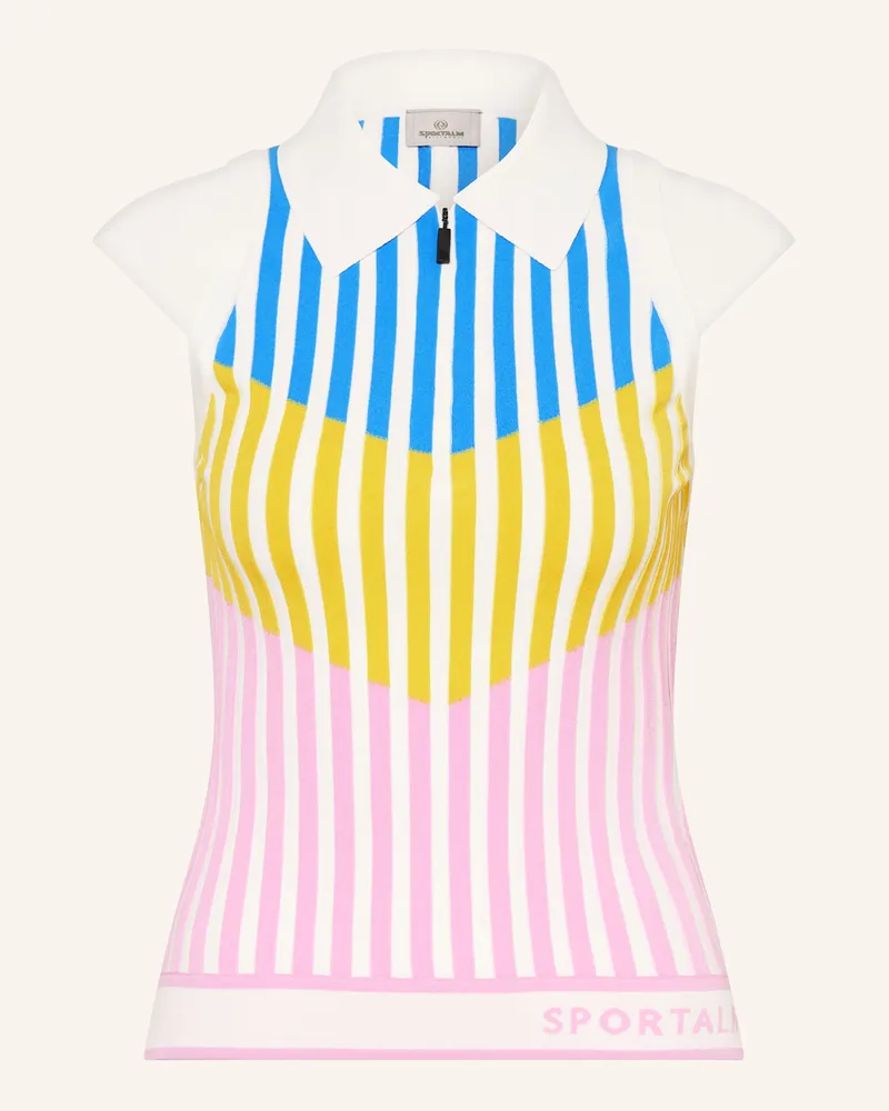 Sportalm Strick-Poloshirt Hellblau