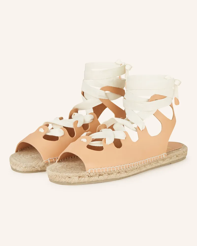 Castañer Sandalen Ios beige Hellorange