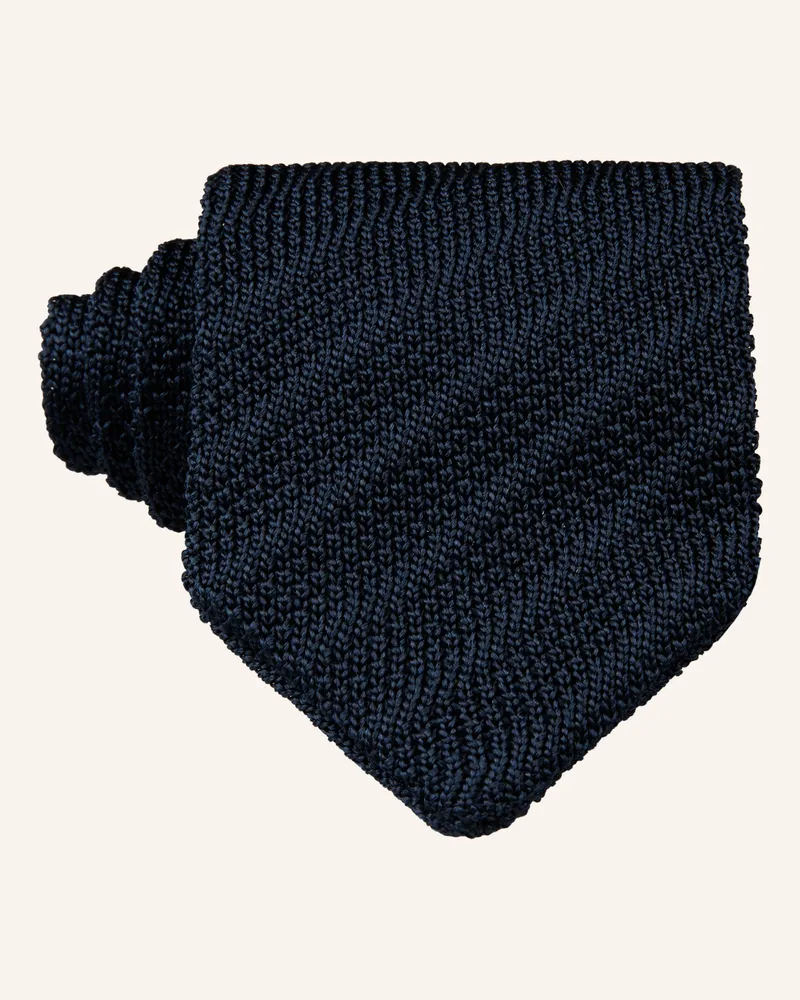 Brunello Cucinelli Krawatte blau Dunkelblau