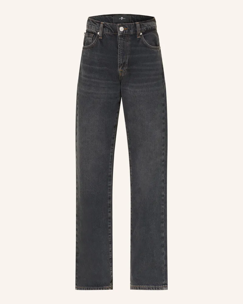 7 for all mankind Straight Jeans Tess Trouser schwarz 21b