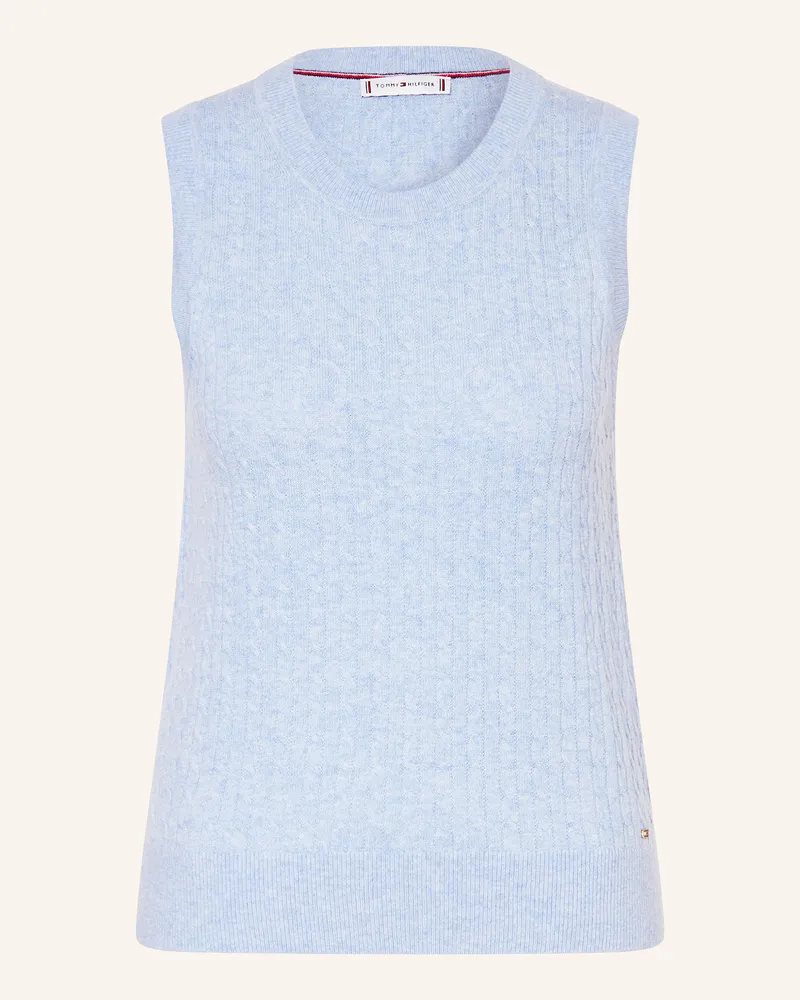 Tommy Hilfiger Pullunder blau Hellblau