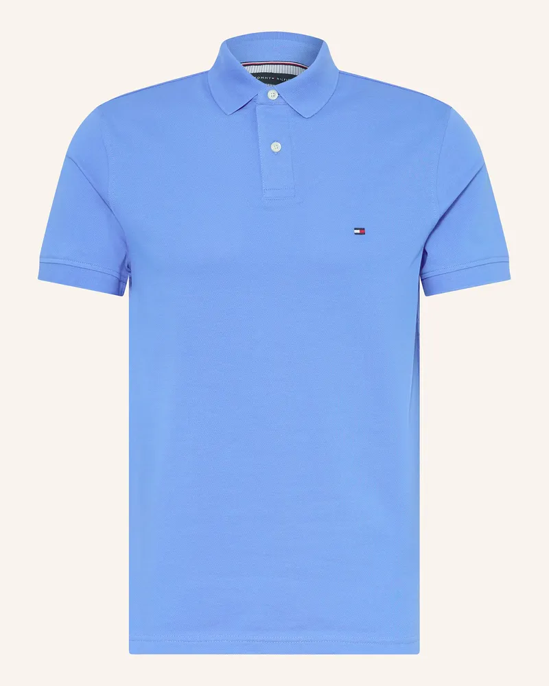 Tommy Hilfiger Piqué-Poloshirt Regular Fit Blau