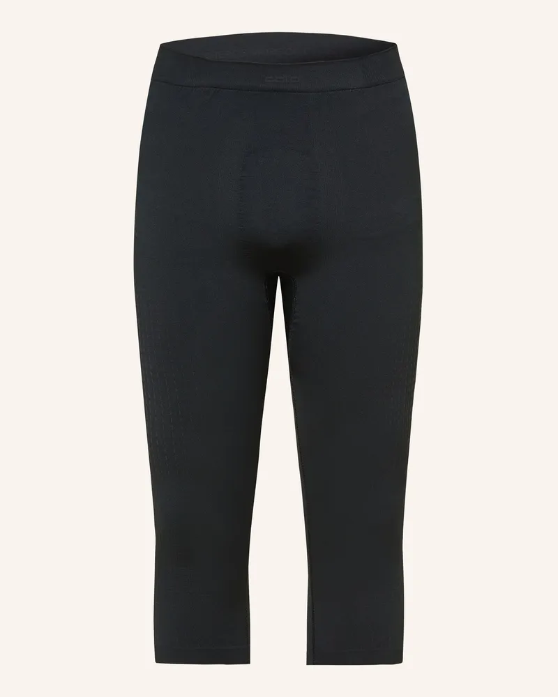 Odlo Funktionswäsche-Hose Performance Warm Mit Verkürzter Beinlänge schwarz Schwarz