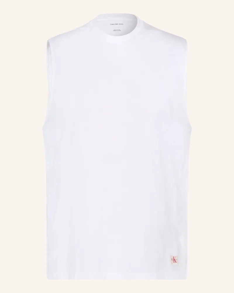 Calvin Klein Tanktop weiss Weiss