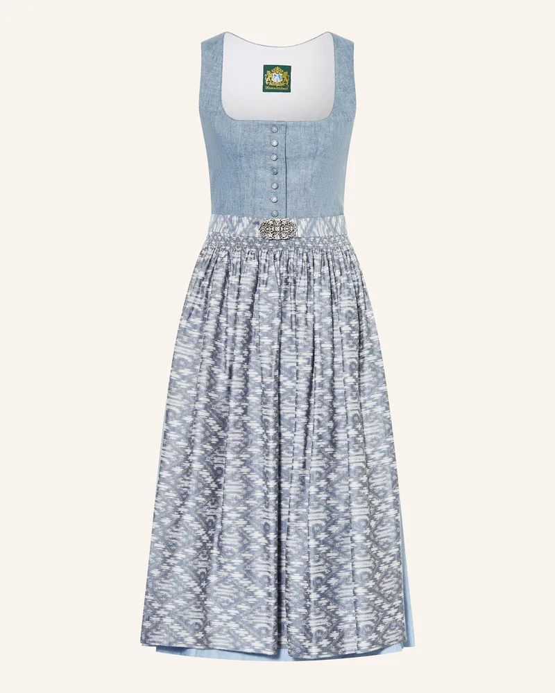 Hammerschmid Dirndl Pillersee blau Blaugrau