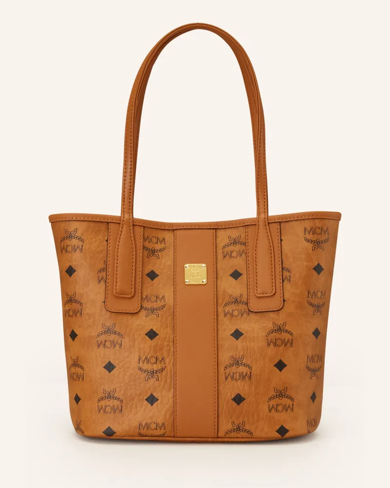 MCM Shopper LIZ MINI zum Wenden Braun
