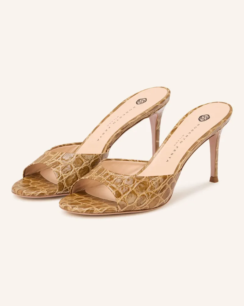 FESTA Milano Mules BOA Braun