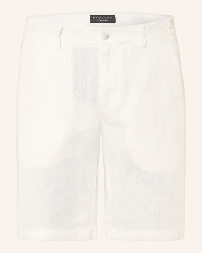 Marc O'Polo Leinenshorts Reso Regular Fit weiss Weiss