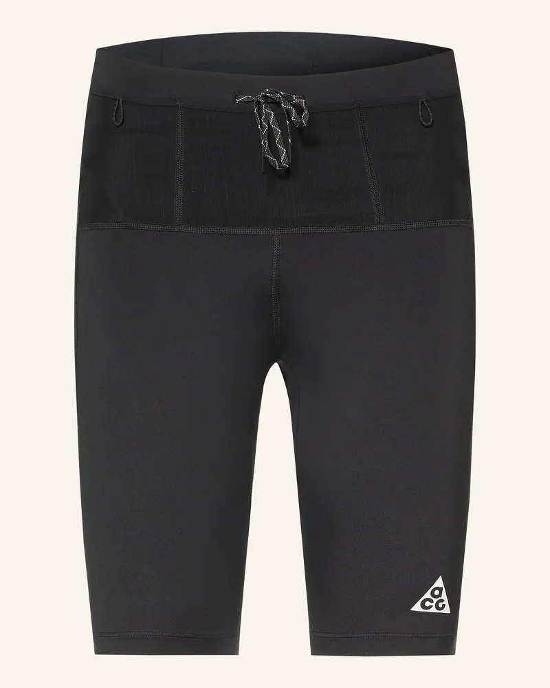 Nike 2-In-1-Laufshorts Lava Loops schwarz Schwarz