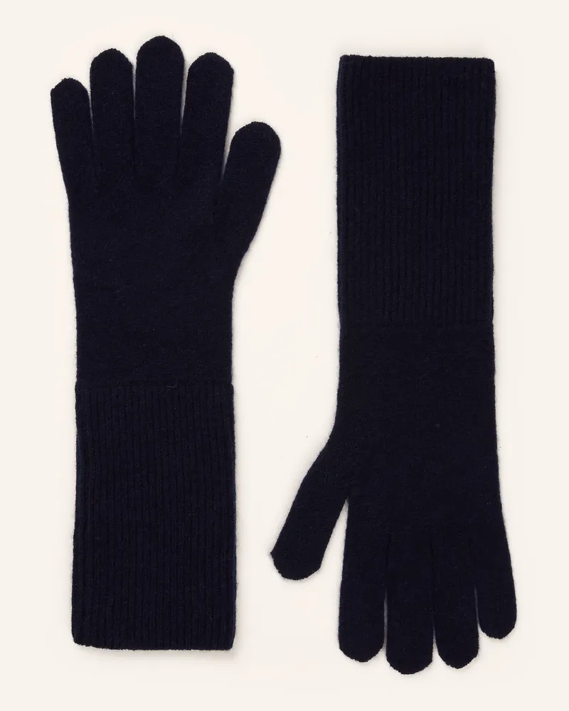 Darling Harbour Handschuhe Aus Cashmere blau Navy