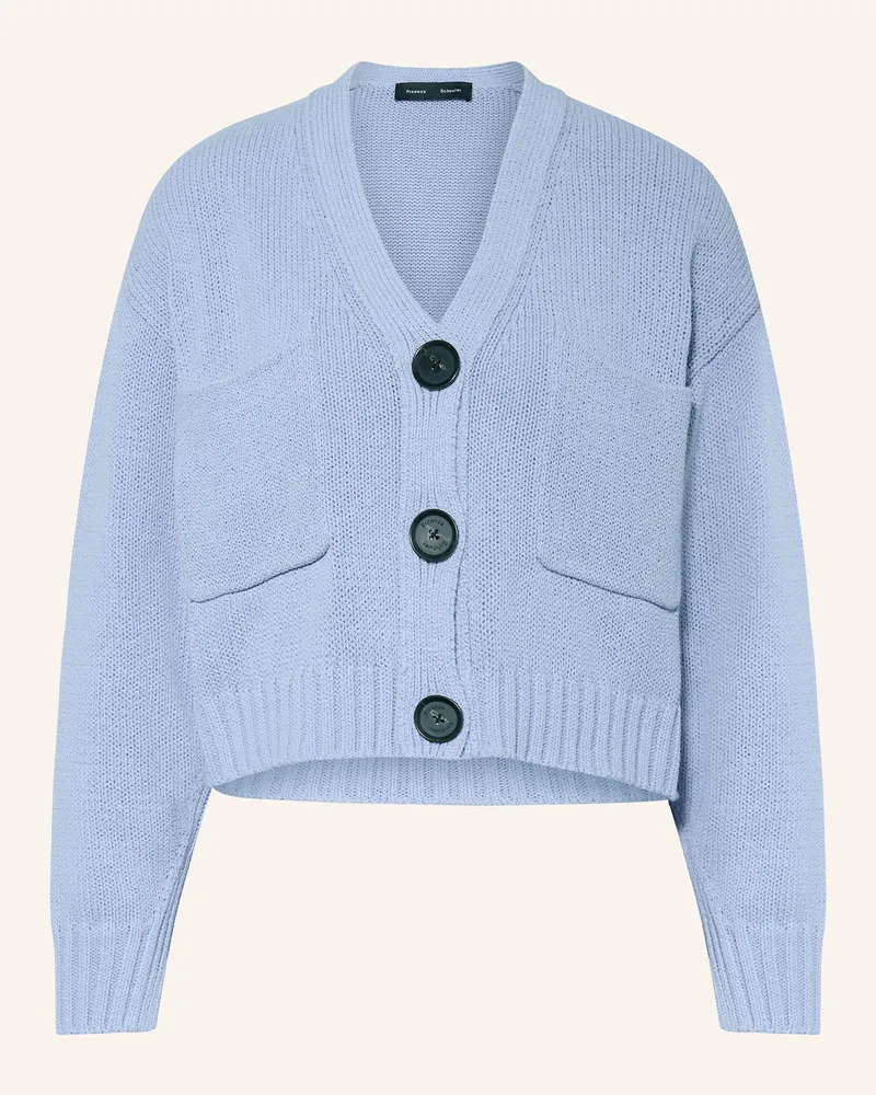 Proenza Schouler Strickjacke Sofia blau Hellblau