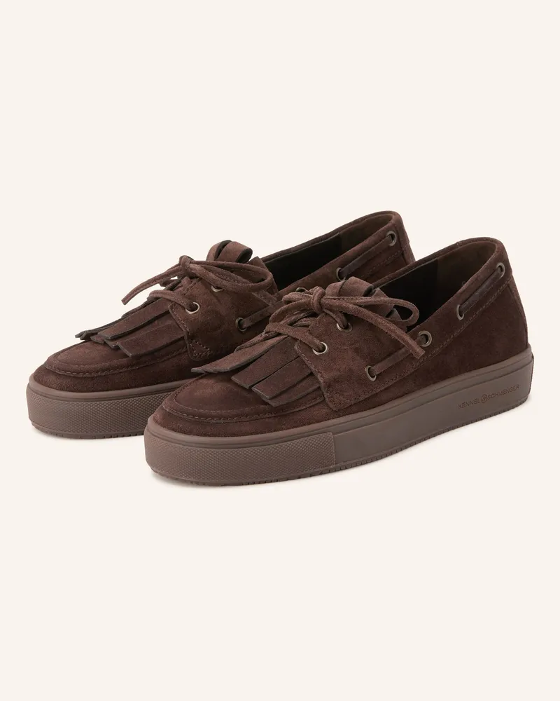 Kennel & Schmenger Bootsschuhe Leni braun Dunkelbraun