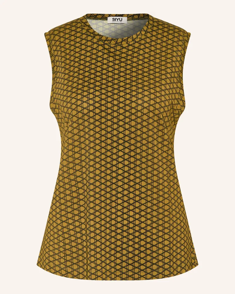 SIYU Top gelb Dunkelgelb