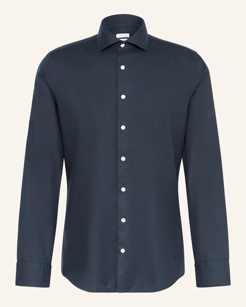 Seidensticker Hemd Slim Fit Dunkelblau