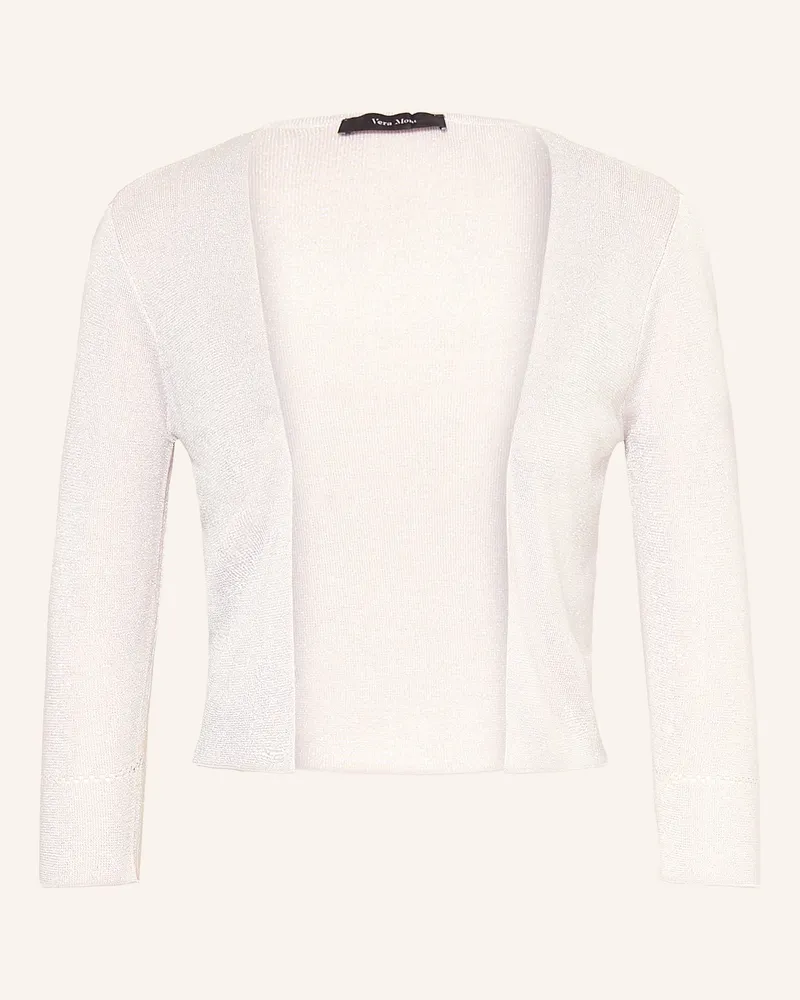 Vera Mont Strick-Bolero Mit 3/4-Arm Und Glitzergarn rosa Silber