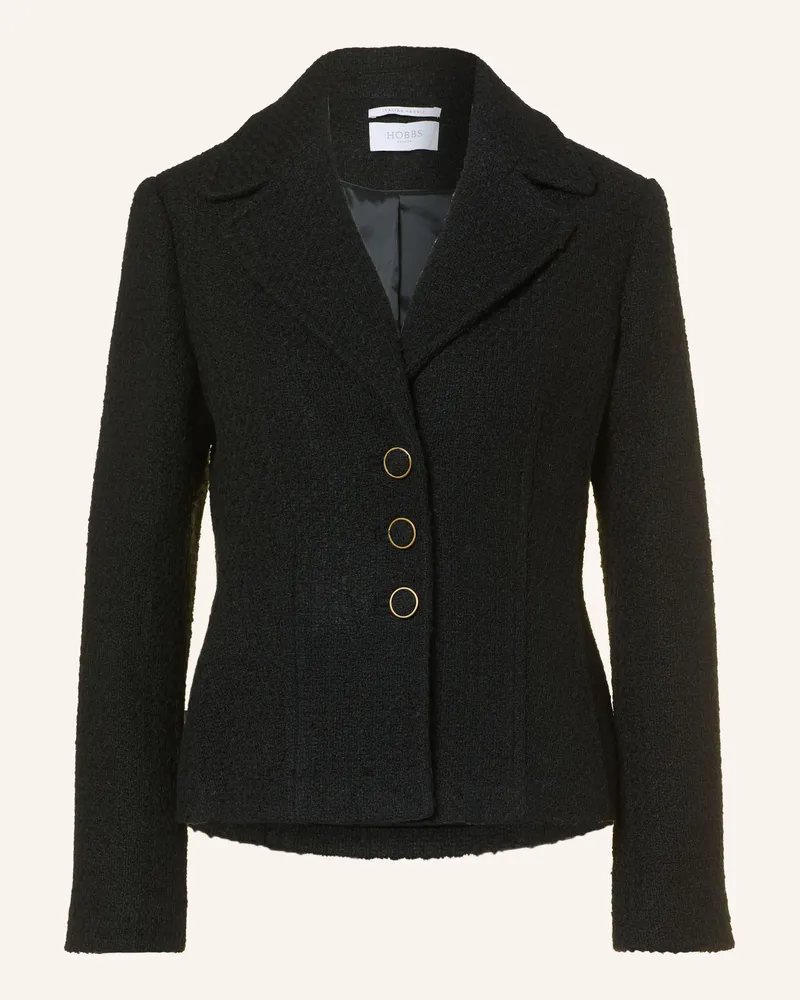 HOBBS London Tweed-Blazer Marnie schwarz Schwarz
