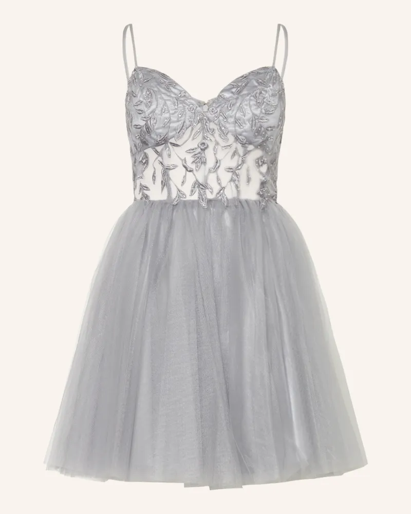 Laona Cocktailkleid mit Schmucksteinen Grau