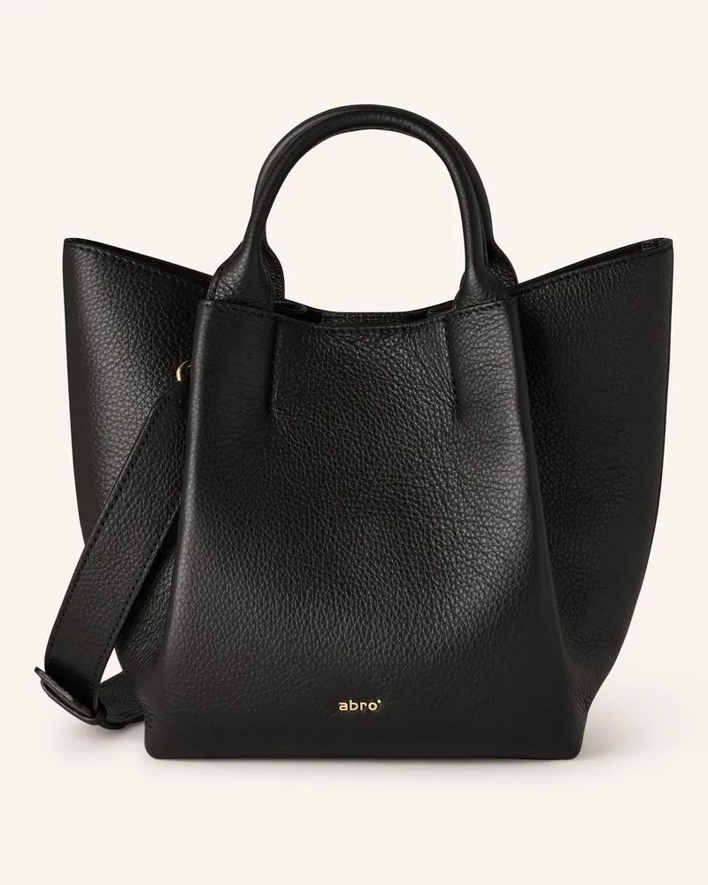 Abro Handtasche Essential Small Mit Pouch schwarz Schwarz