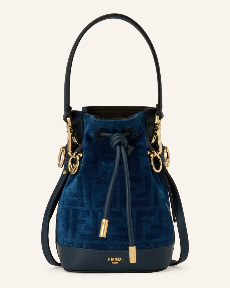 Fendi Handtasche Mon Tresor Mini blau Dunkelblau