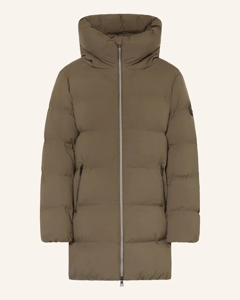 No. 1 Como Steppjacke Dunkelbraun