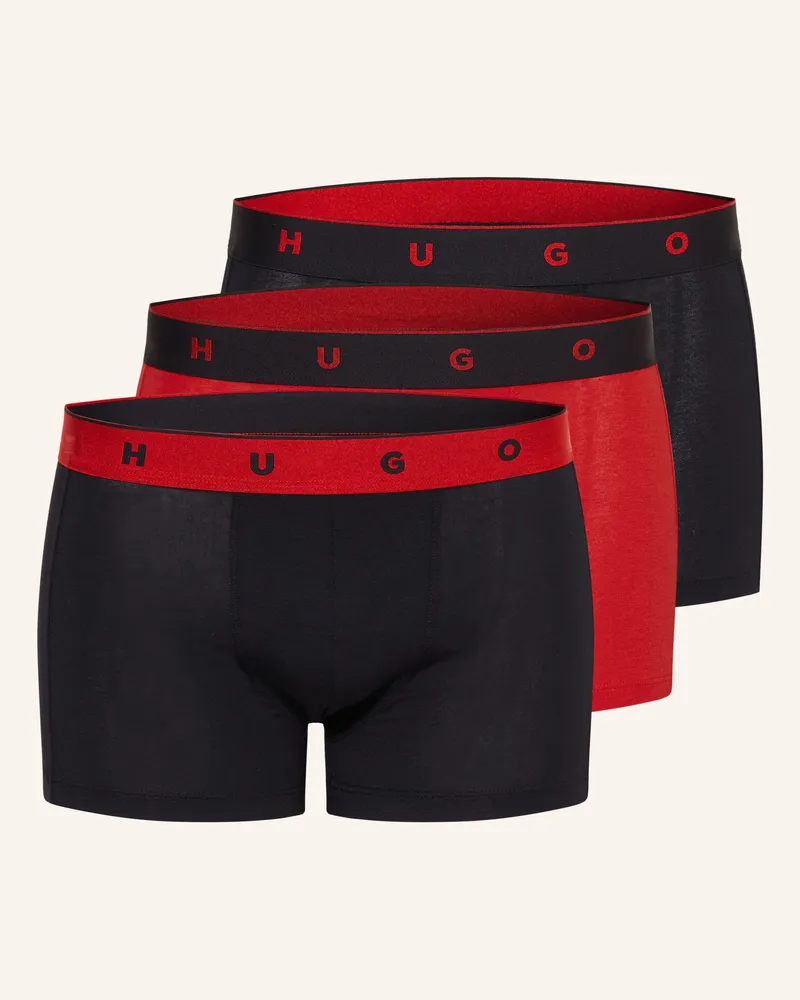 HUGO BOSS 3er-Pack Boxershorts rot Rot