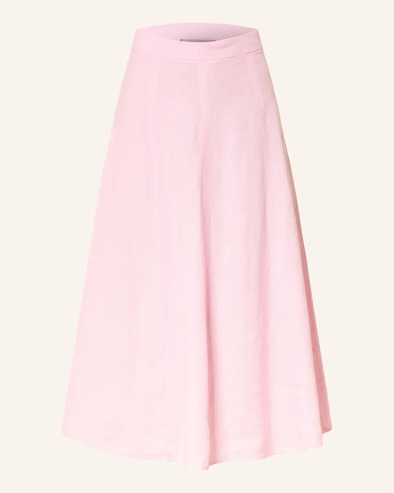 (THE MERCER) N.Y. Leinenrock rosa Rosa