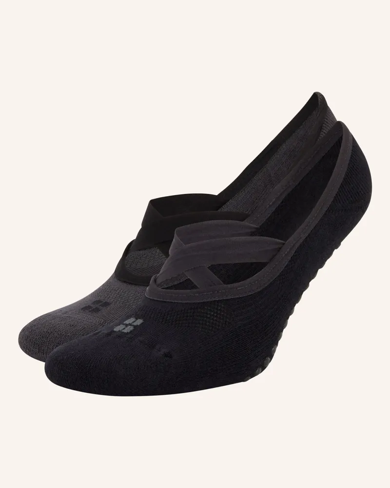 Sweaty Betty 2er-Pack Yoga- Und Pilatessocken Ballet Gripper schwarz Schwarz