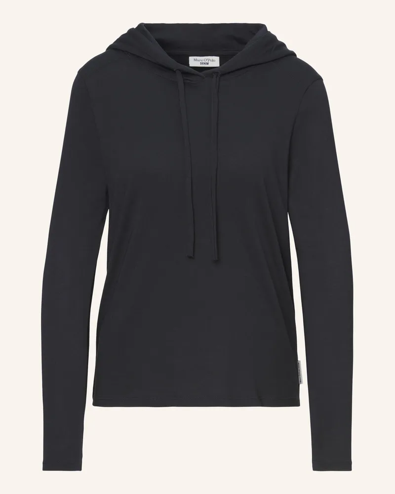Marc O'Polo Kapuzen-Longsleeve blau Dunkelblau