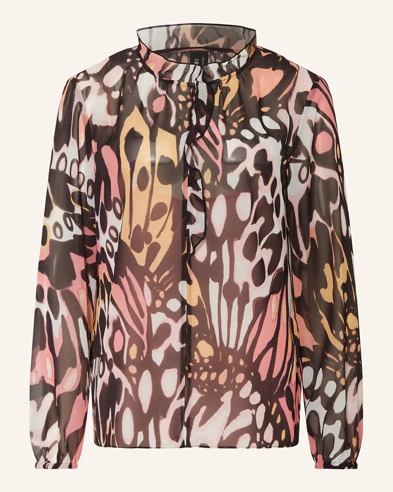 Marc Cain Blusenshirt Mit Volants schwarz 236