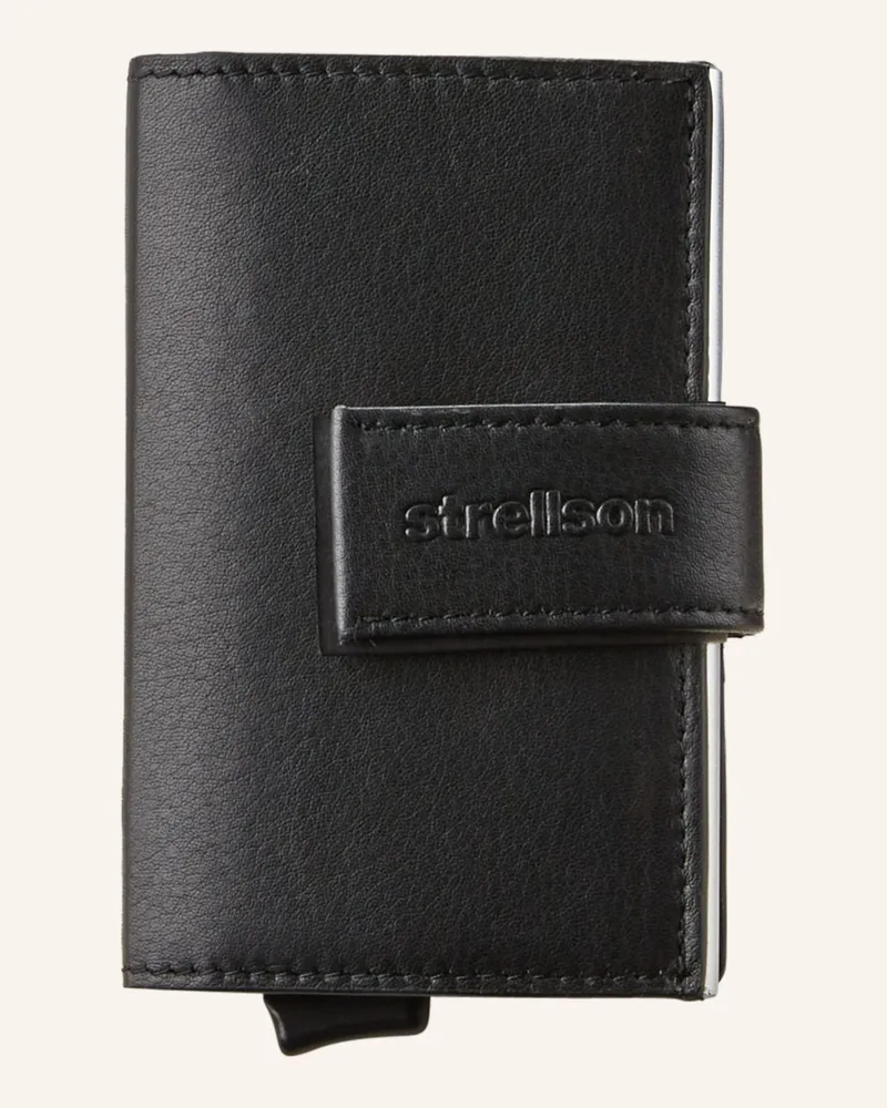 Strellson Kartenetui Carter C-Two E-Cage schwarz Schwarz