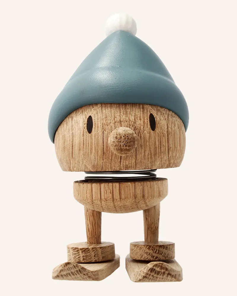 Hoptimist Dekofigur Skiing Bumble Small braun Braun