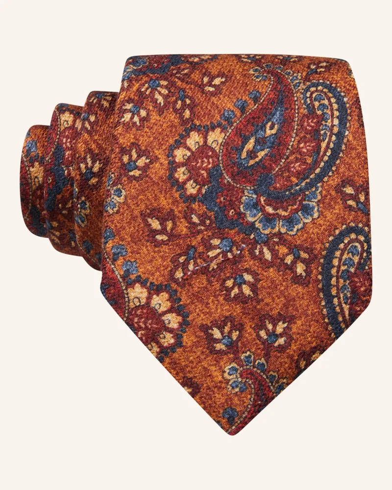 paul Krawatte Dunkelorange