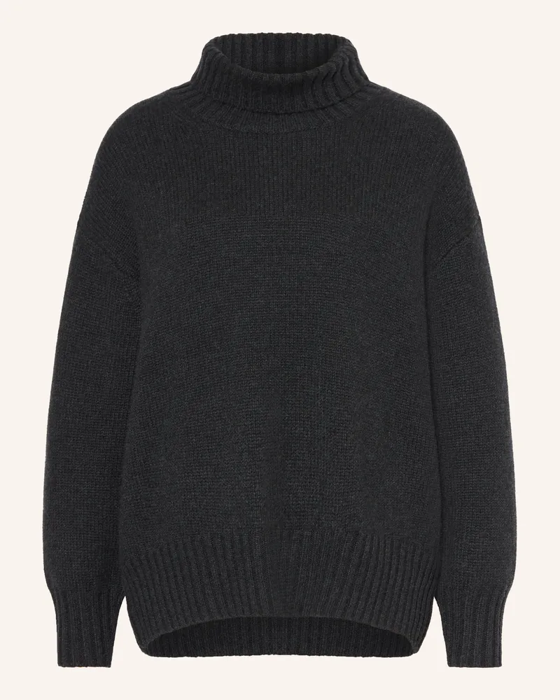 FTC Cashmere Rollkragenpullover Aus Cashmere grau Dunkelgrau