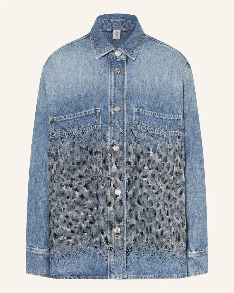 Liu Jo Jeans-Overjacket Mit Schmucksteinen blau 79112