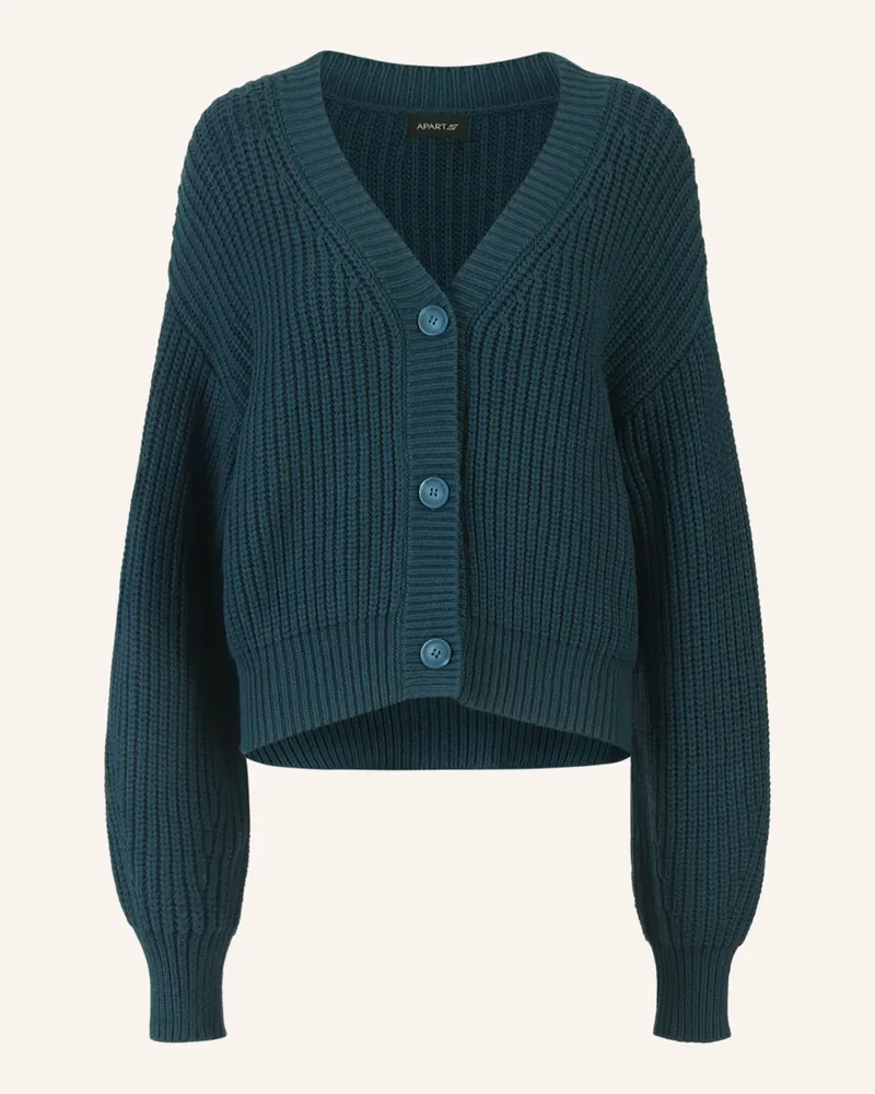 Apart Oversized Strickjacke Dunkelgrün