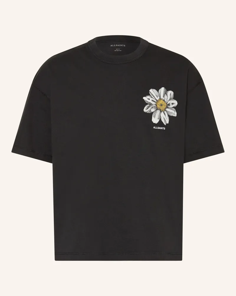AllSaints T-Shirt Petals schwarz Schwarz