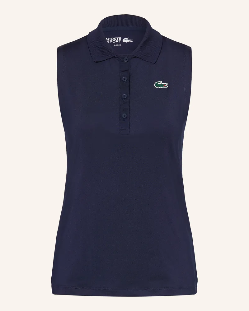 Lacoste Funktions-Poloshirt blau Dunkelblau