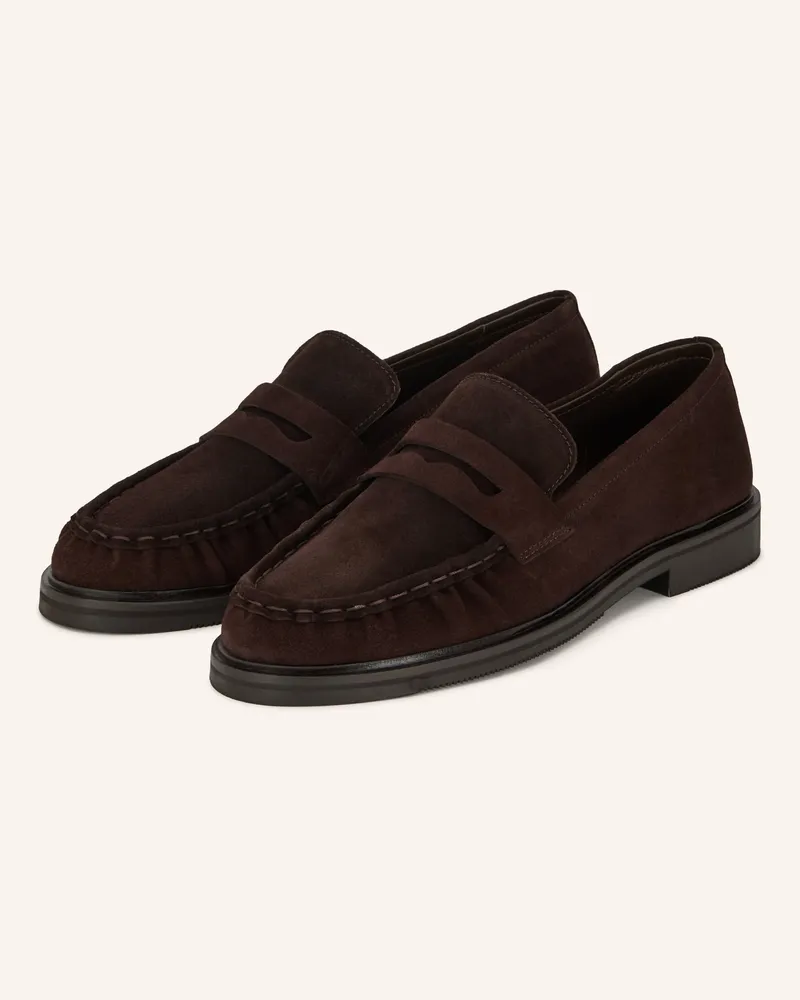 Mrs & HUGS Penny-Loafer braun Dunkelbraun
