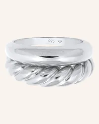 Elli 2er-Set Ringe Silber