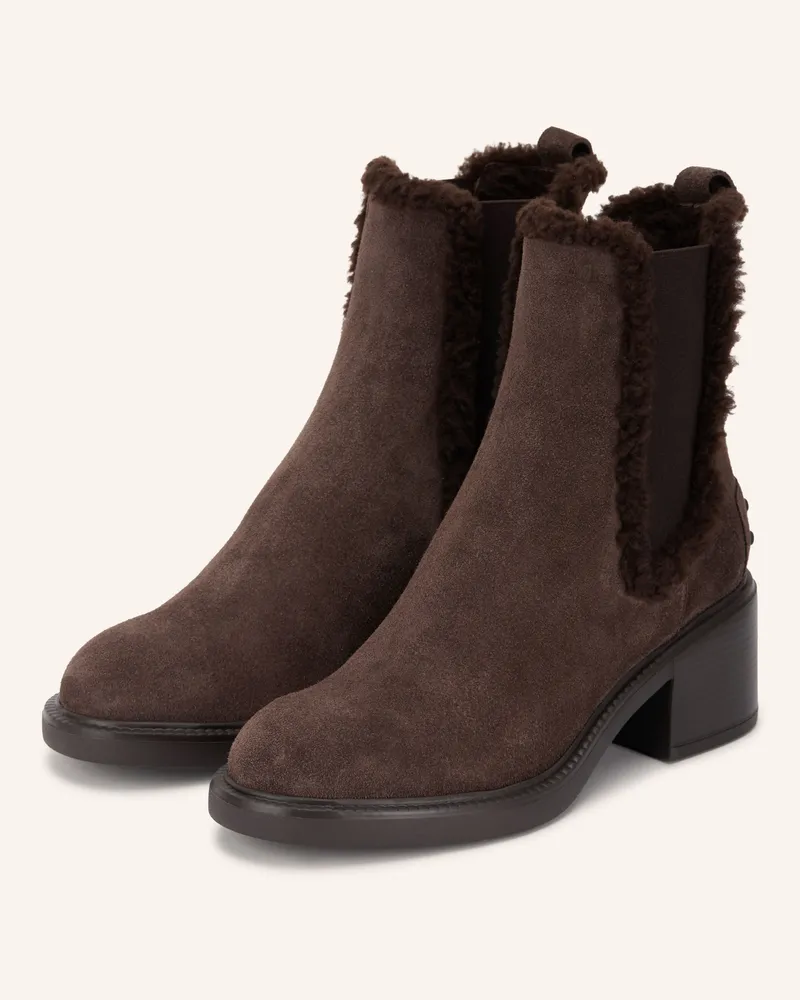TOD'S Chelsea-Boots braun Dunkelbraun