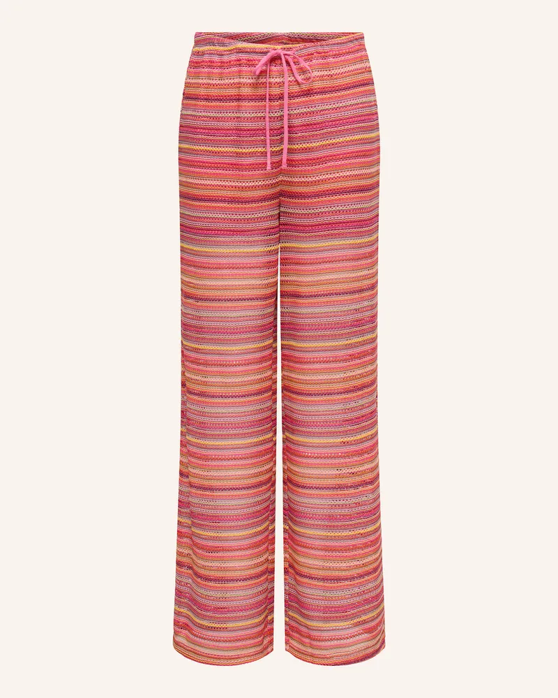 only Strickhose rot Pink