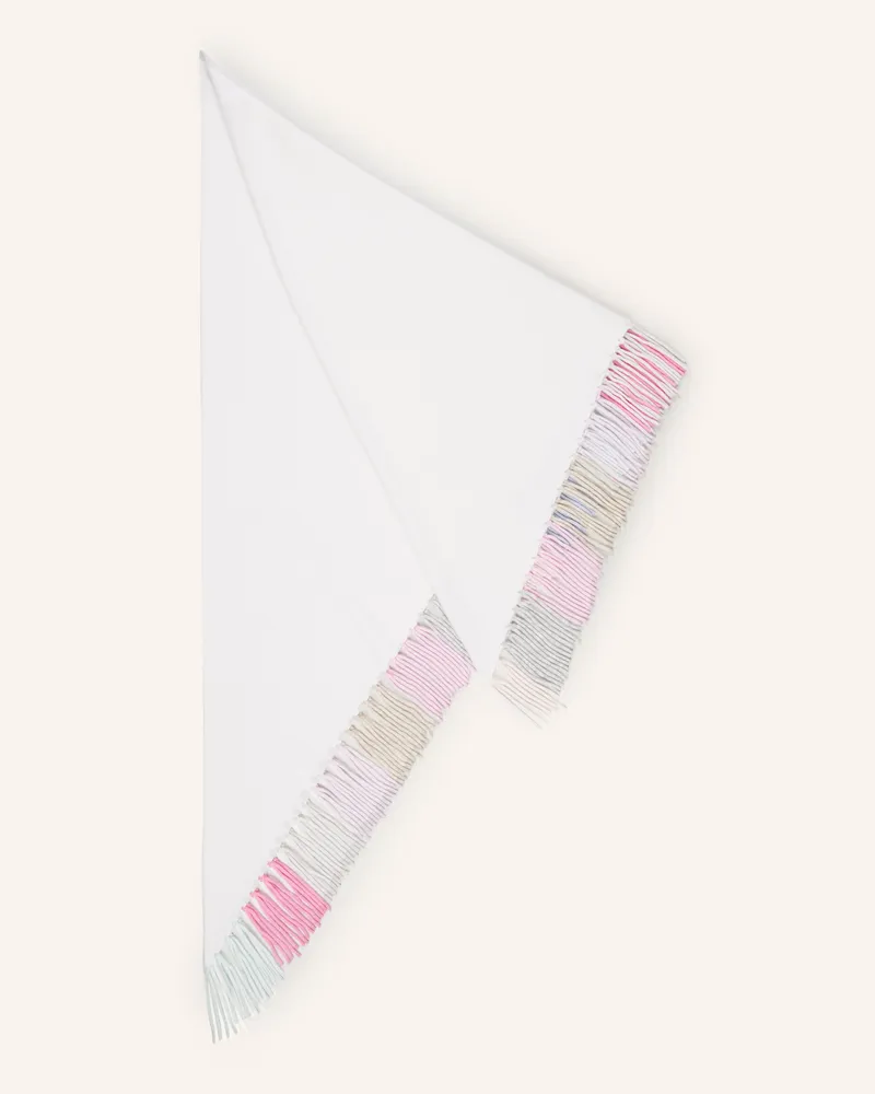 Herzen's Angelegenheit Dreieckstuch mit Cashmere Weiss