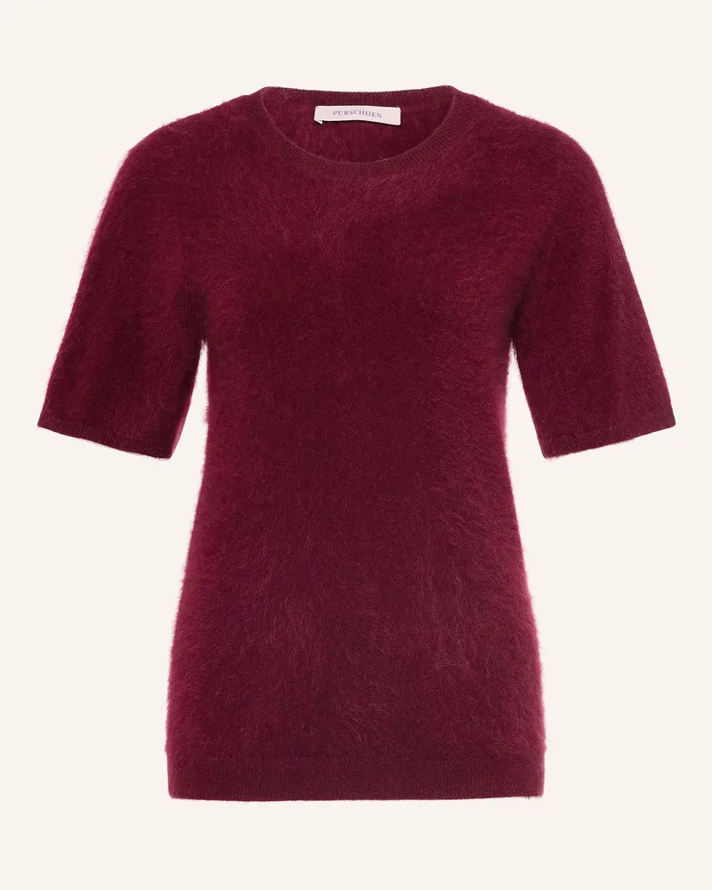 Puschoen Strickshirt Pisa Aus Cashmere rot Dunkelrot